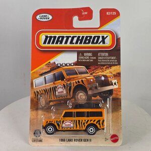 1966 Land Rover Gen II Matchbox Safari Park Edition Die-Cast Car 82/125